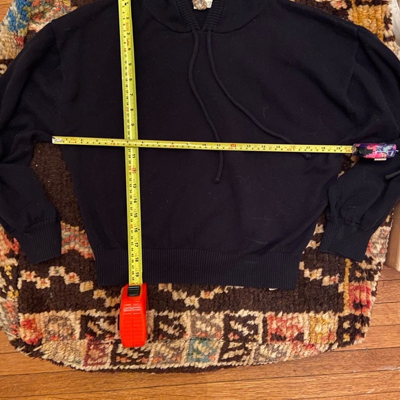 Christy dawn - loungewear - hooded sweatshirt - black - size small - Picture 3 of 3